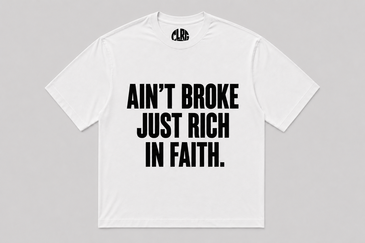 Rich in Faith Tee